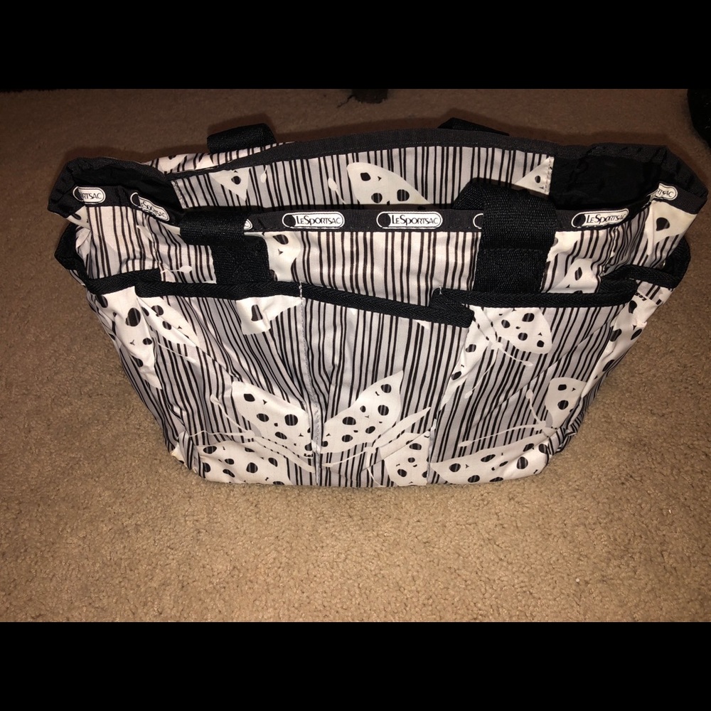 LeSportsac Striped Butterfly Bag